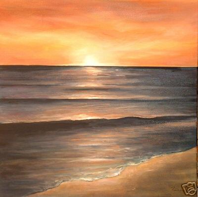 Dafen Oil Painting on canvas sunglow -set144